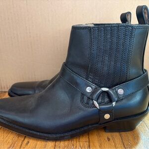 Madewell Black Leather Ankle Booties
